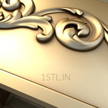 Headboard (SK_0162) 3D model for CNC machine